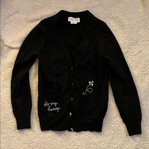 Kate Spade “Bee My Honey” Cardigan Sweater- Small